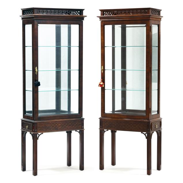 century-pair-of-chinese-chippendale-style-mahogany-display-cabinets