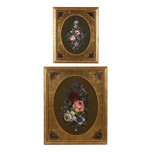 two-vintage-floral-still-life-paintings-signed