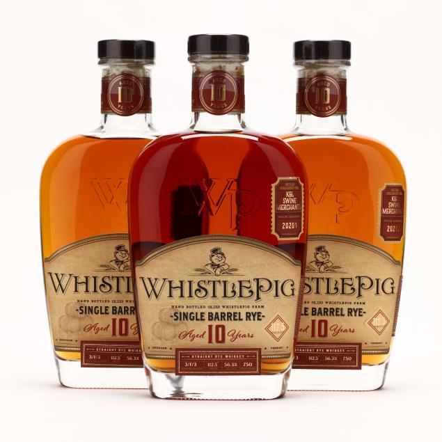 whistlepig-rye-whiskey-in-glass-decanter-bottles