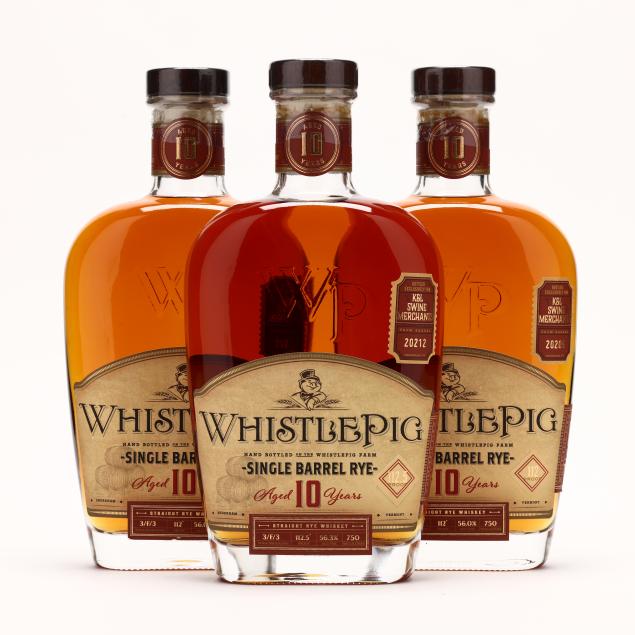 whistlepig-rye-whiskey-in-glass-decanter-bottles