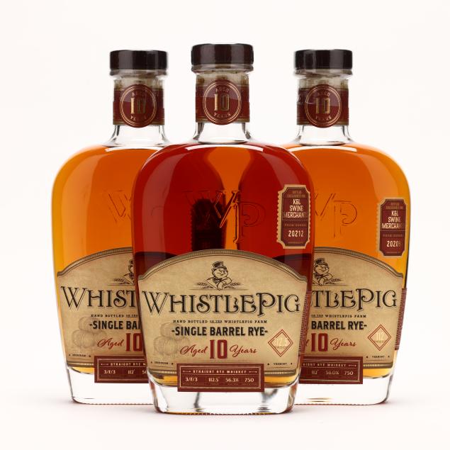 whistlepig-rye-whiskey-in-glass-decanter-bottles