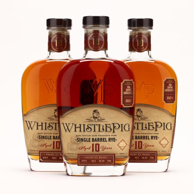 whistlepig-rye-whiskey-in-glass-decanter-bottles