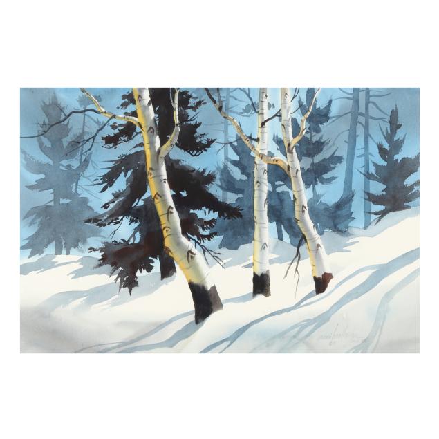 naomi-brotherton-american-1920-2024-i-aspens-in-the-snow-i