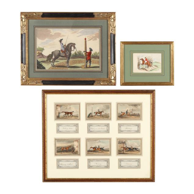 three-antique-framed-equestrian-works