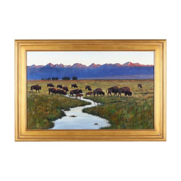 nathan-solano-american-b-1950-i-where-the-buffalo-roam-i