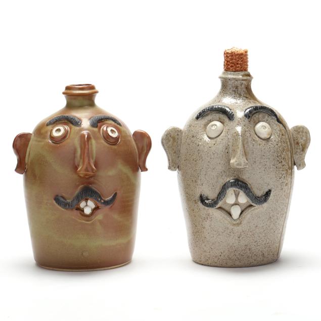 sid-luck-seagrove-nc-two-face-jugs