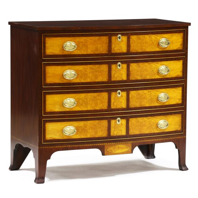 henkel-harris-federal-style-inlaid-mahogany-bow-front-chest-of-drawers