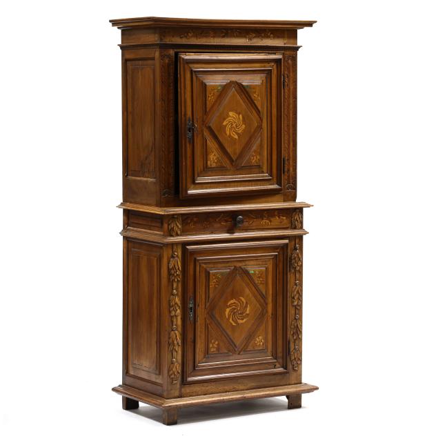 continental-diminutive-carved-and-inlaid-mahogany-court-cupboard