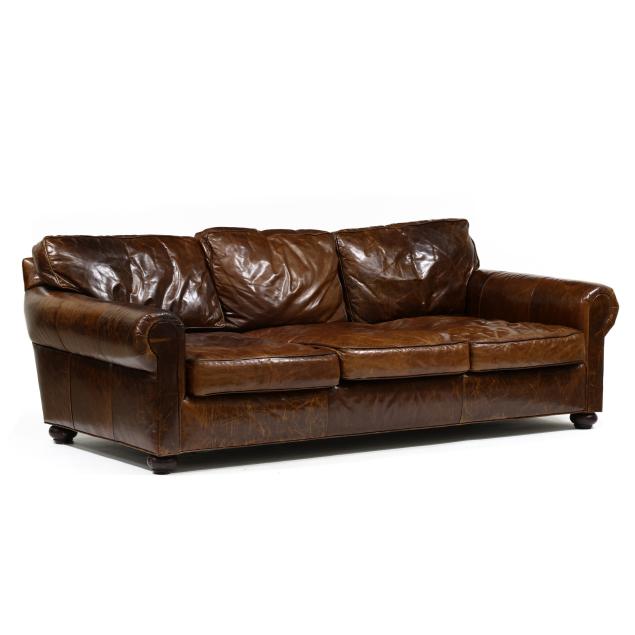 attributed-restoration-hardware-i-lancaster-i-leather-upholstered-deep-sofa