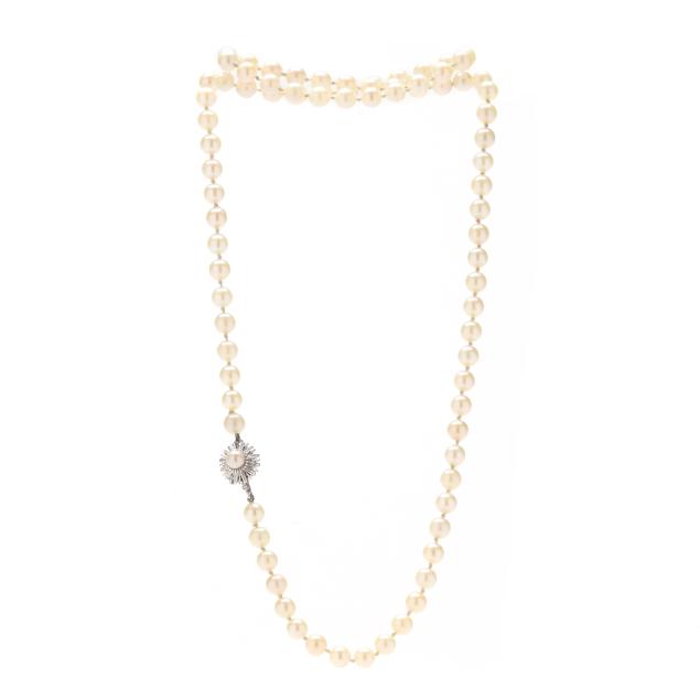 pearl-necklace-with-white-gold-and-pearl-clasp