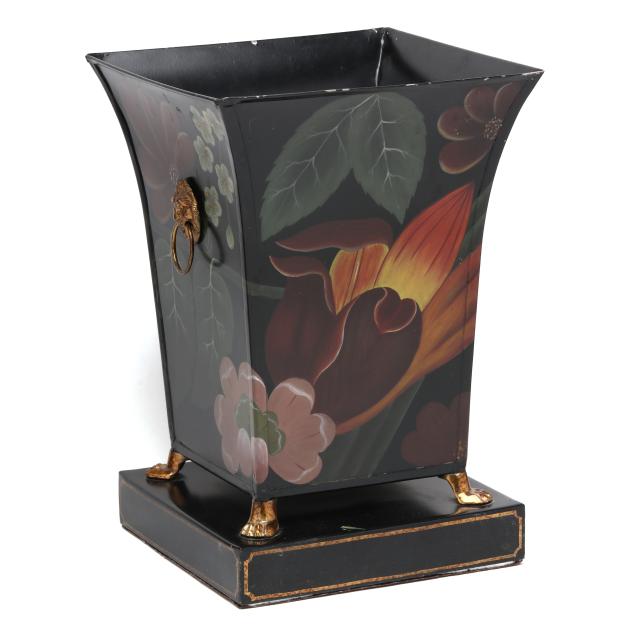 maitland-smith-hand-painted-tole-jardiniere