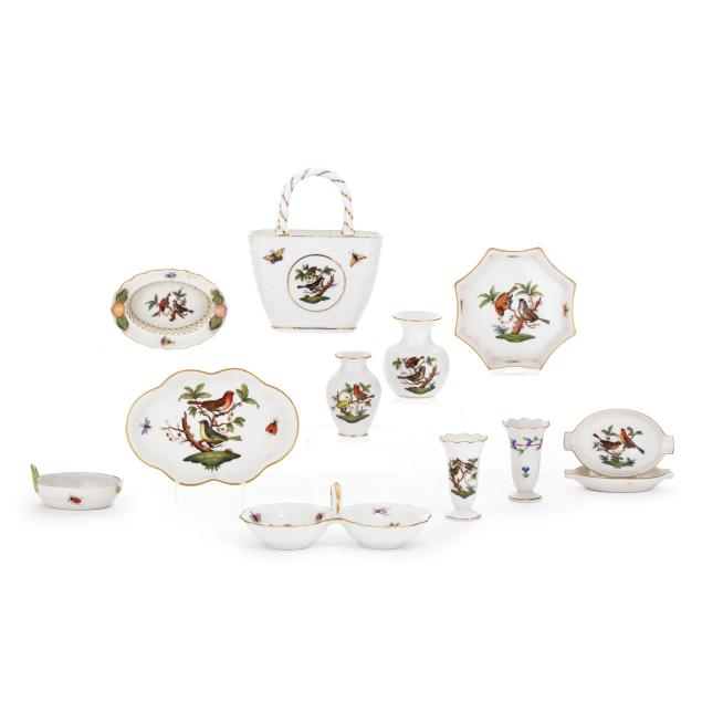 collection-of-herend-porcelain-table-accessories-mostly-i-rothschild-bird-i