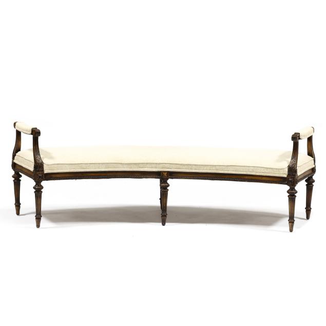 louis-xvi-style-carved-and-upholstered-curved-bench