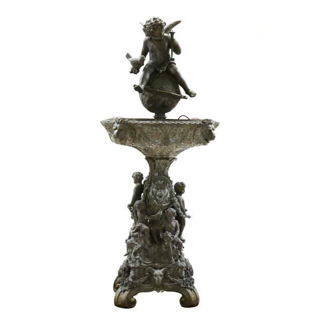 palatial-neoclassical-style-bronze-garden-fountain-with-putti