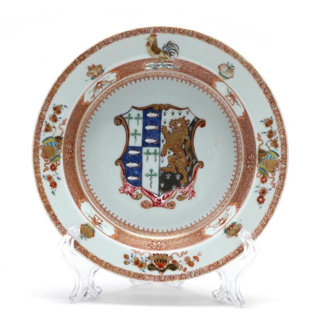 a-chinese-export-armorial-bowl-with-cock-family-coat-of-arms