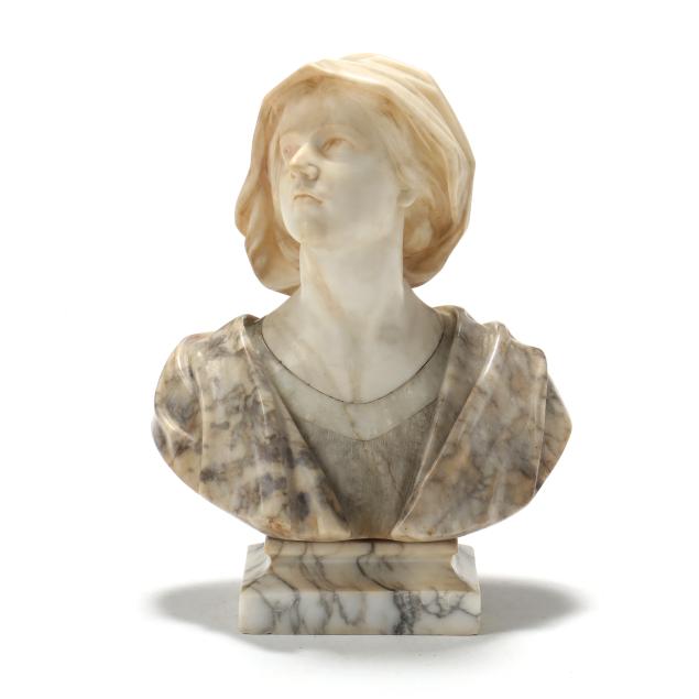 giusto-viti-italian-late-19th-century-carved-alabaster-bust-of-joan-of-arc