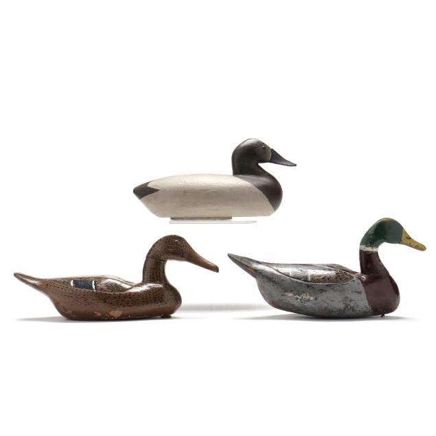 three-vintage-duck-decoys