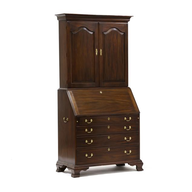 henkel-harris-chippendale-style-mahogany-secretary