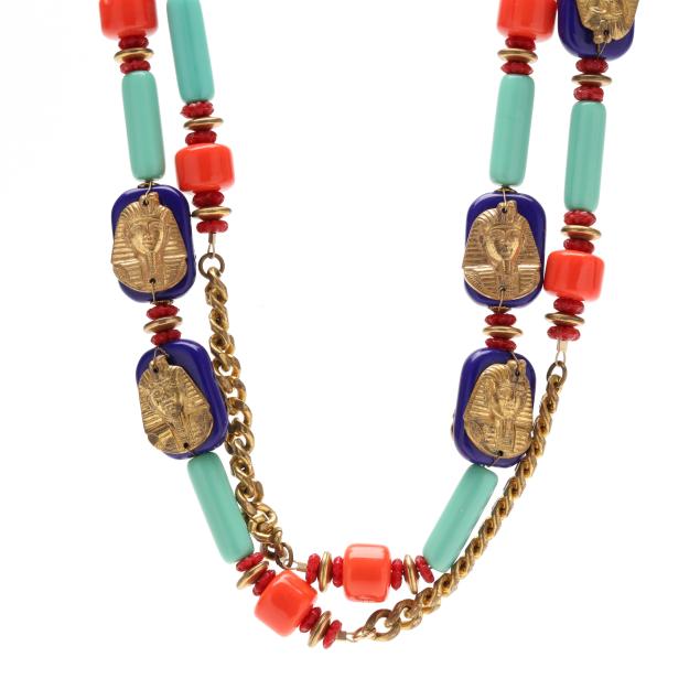 vintage-egyptian-revival-bead-necklace-miriam-haskell