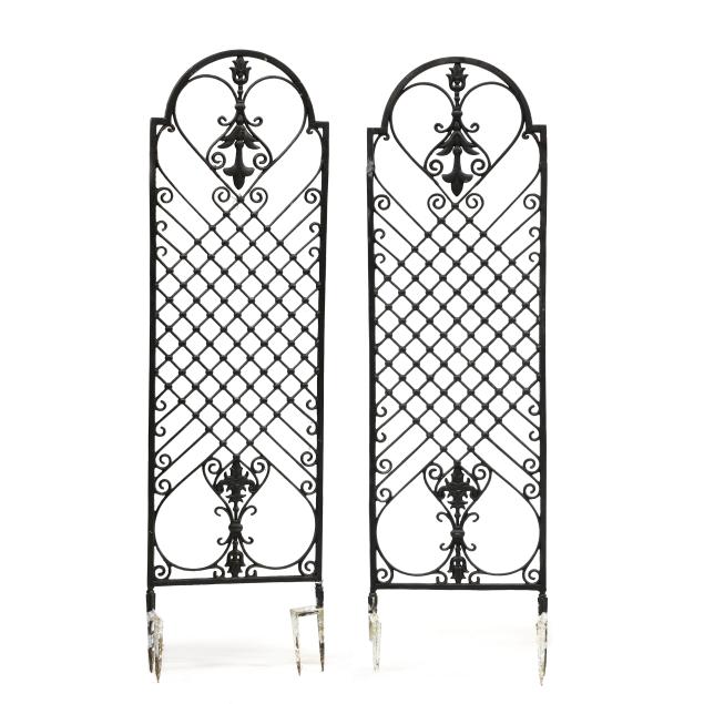 pair-of-aluminum-garden-trellises