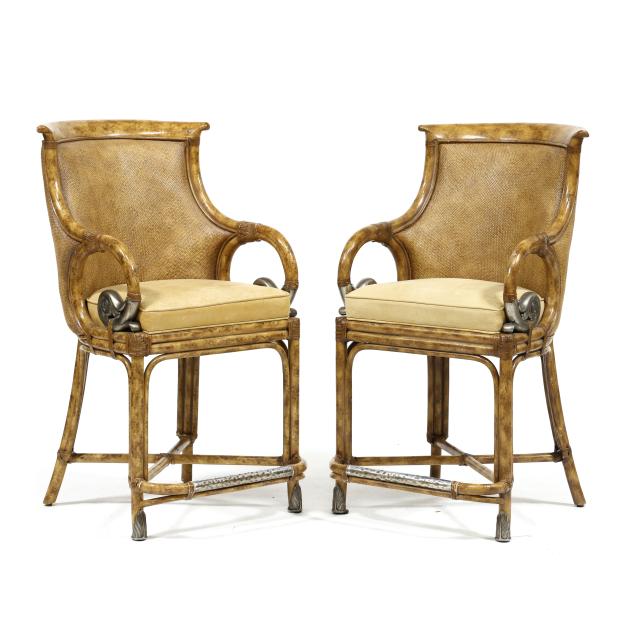 pair-of-continental-rattan-barstools