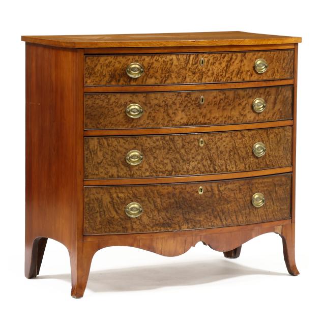 new-england-federal-cherry-and-maple-bow-front-chest-of-drawers