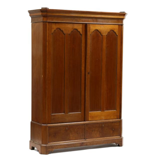 mid-atlantic-late-classical-walnut-wardrobe