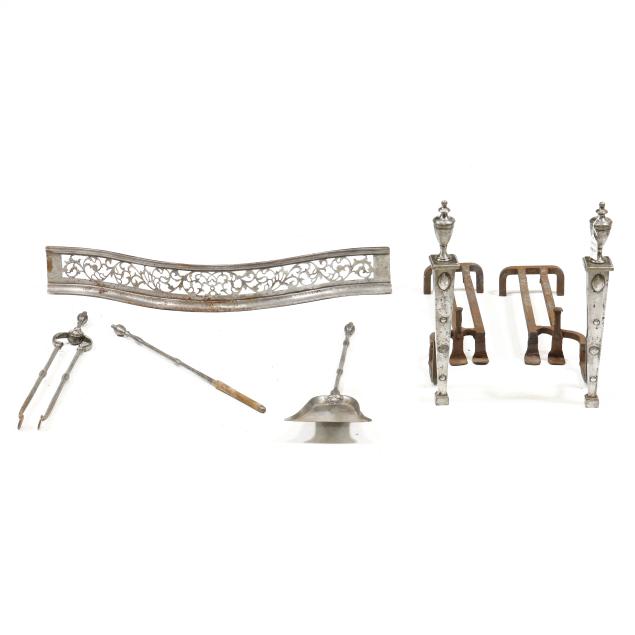 antique-steel-fireplace-accessories