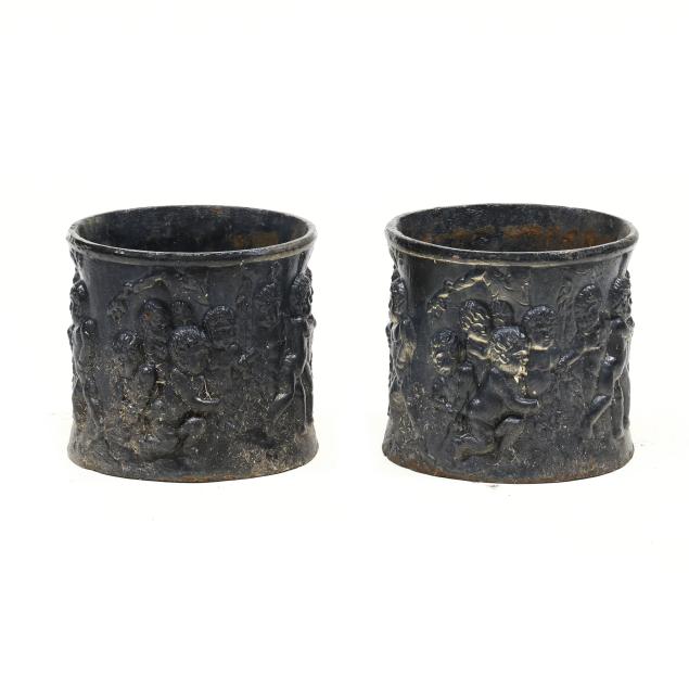 pair-of-cast-iron-jardinieres