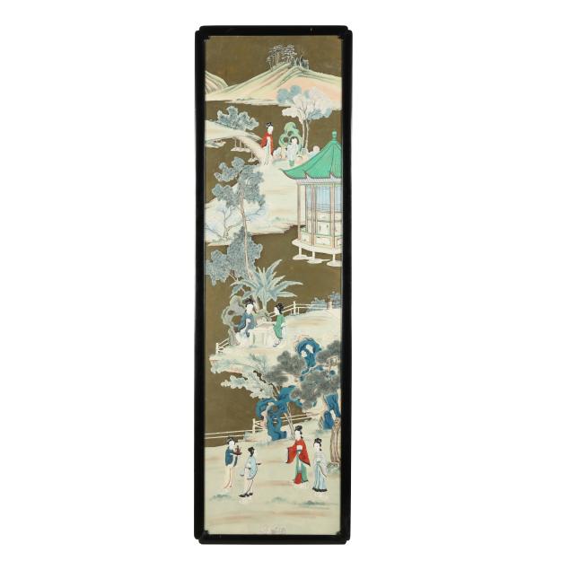 attributed-to-gracie-a-framed-chinoiserie-hand-painted-wallpaper-panel