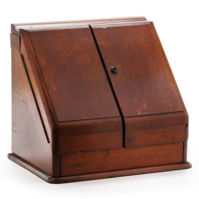 antique-english-oak-stationery-box