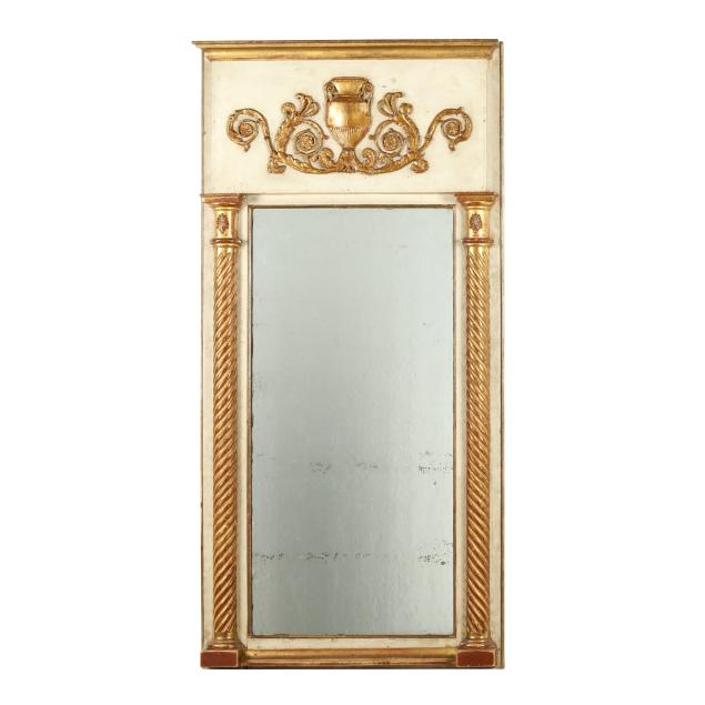 antique-gustavian-style-parcel-gilt-wall-mirror