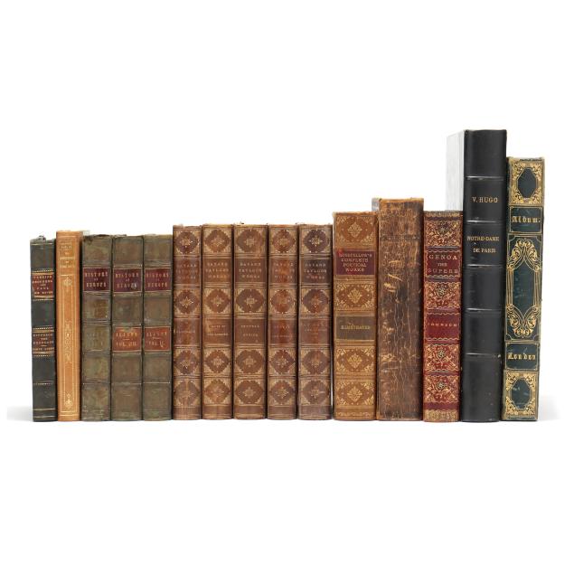 group-of-15-leather-bound-books