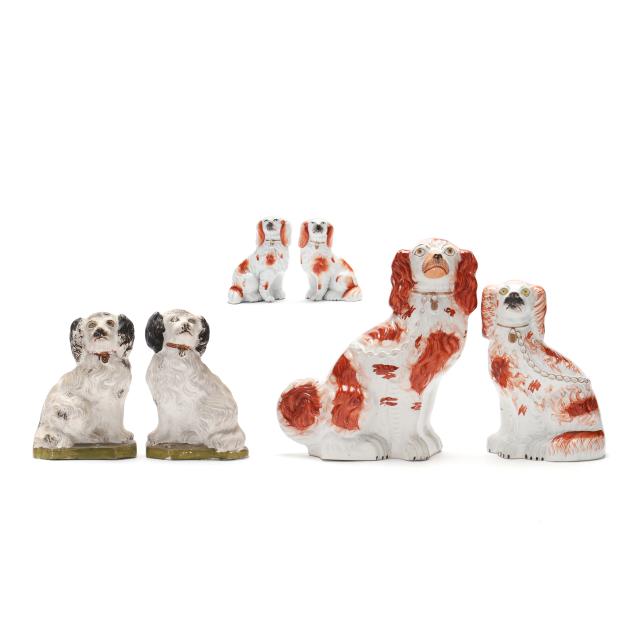 six-antique-staffordshire-spaniels