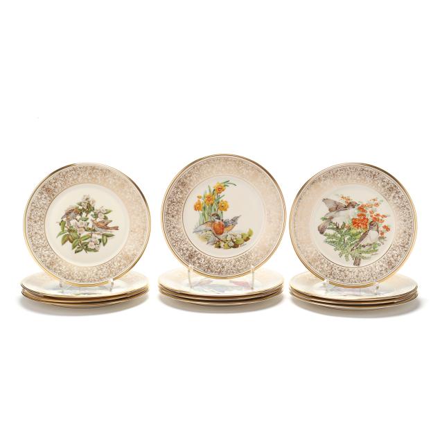 set-of-twelve-lenox-porcelain-i-boehm-i-plates