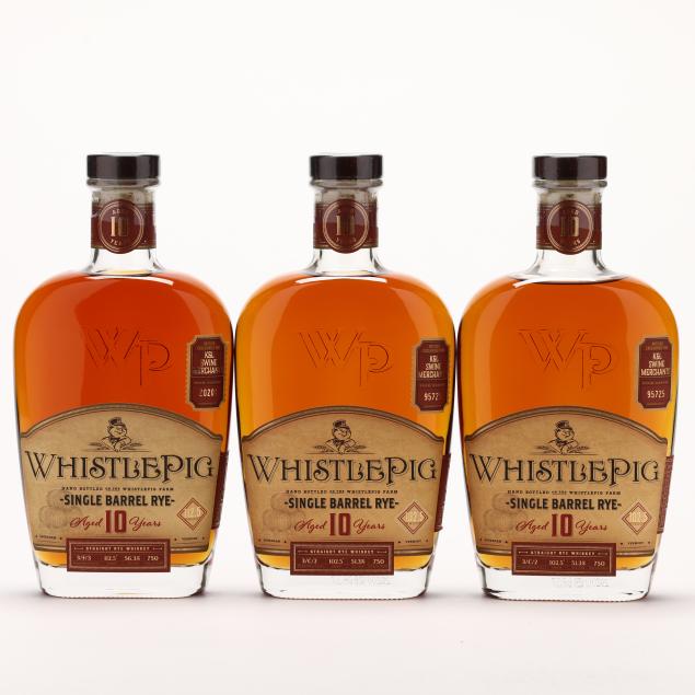 whistlepig-rye-whiskey-in-glass-decanter-bottles