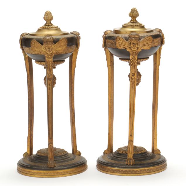 pair-of-empire-style-bronze-athenienne-form-candle-holders