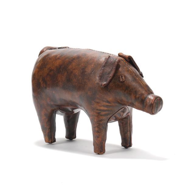 attributed-to-dimitri-omersa-leather-pig-ottoman