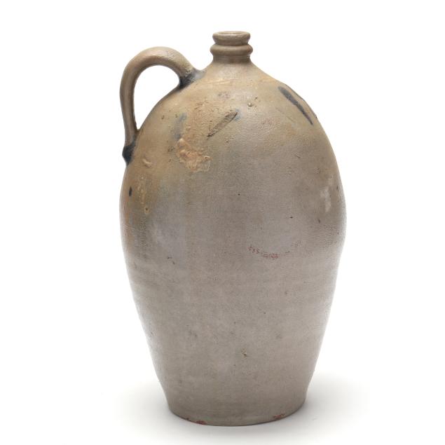 an-american-cobalt-decorated-stoneware-jug