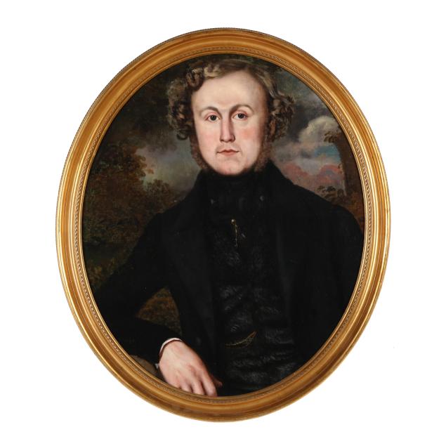 english-school-mid-19th-century-oval-portrait-of-a-blonde-gentleman