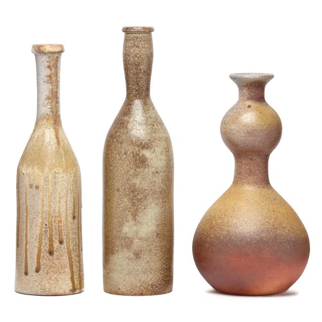 david-stuempfle-seagrove-nc-b-1960-three-pottery-vases