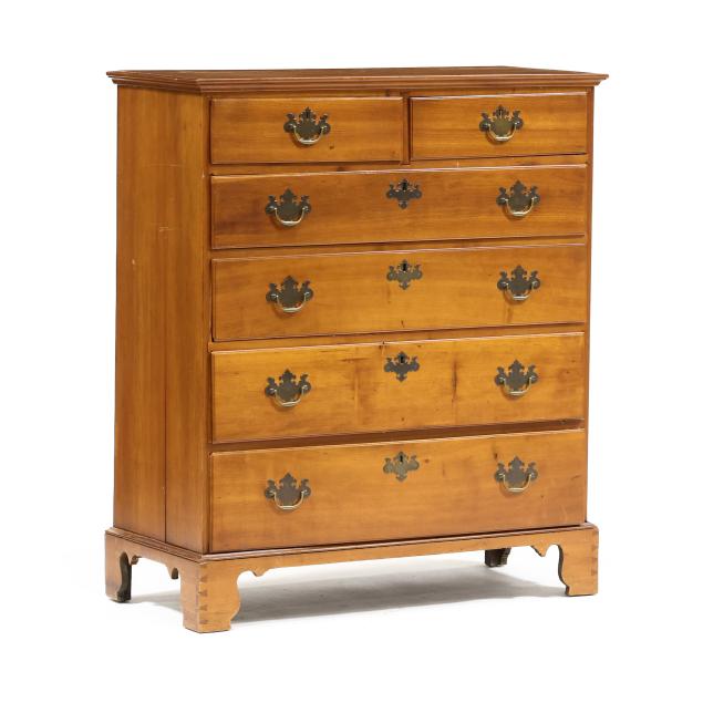 mid-atlantic-chippendale-cherry-chest-of-drawers