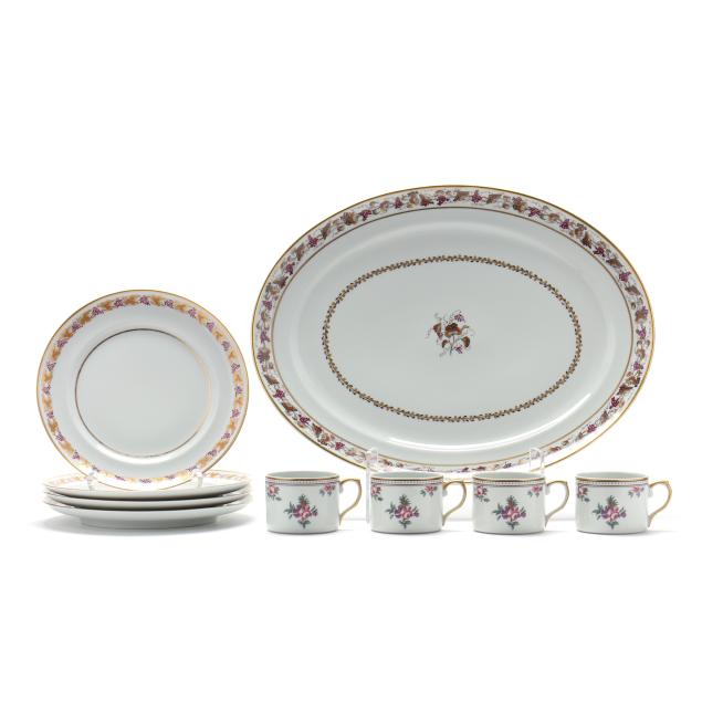 group-of-assorted-vista-alegre-tableware-9-pieces