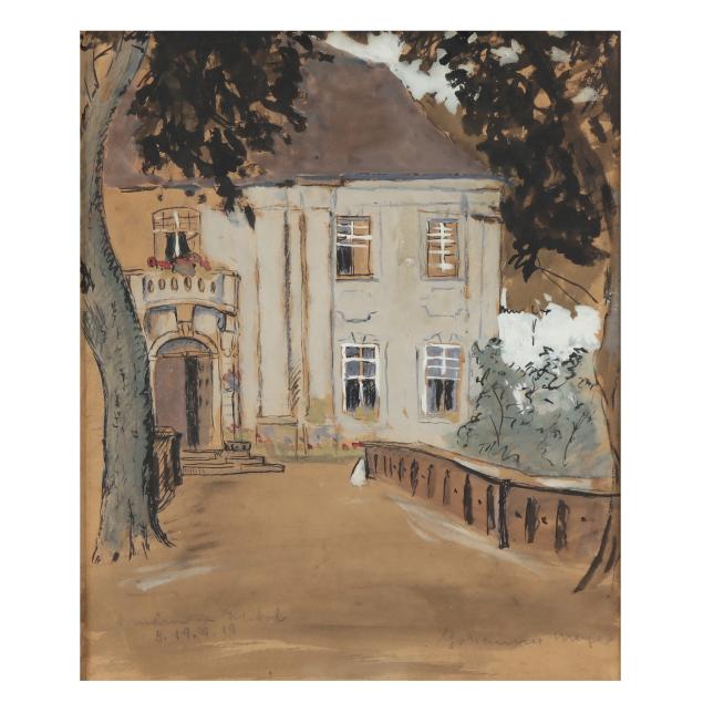 french-school-early-20th-century-chateau