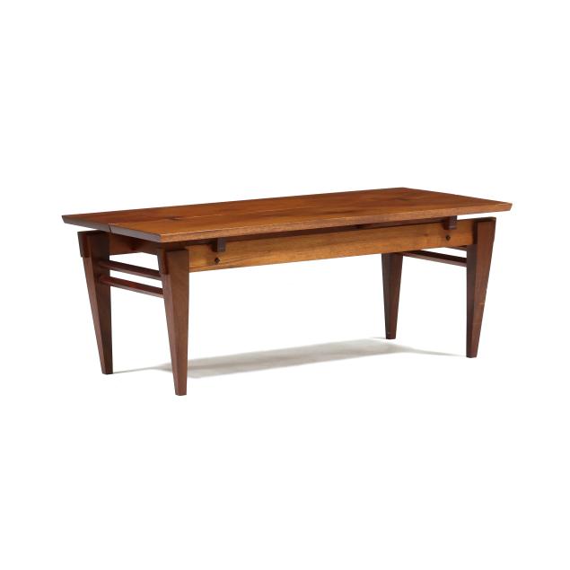 james-a-judy-american-craft-floating-top-walnut-coffee-table