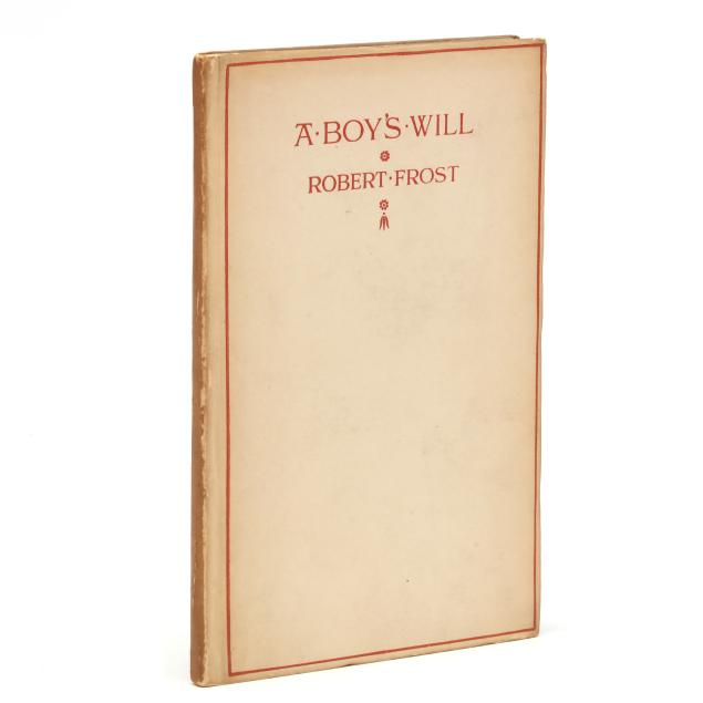 the-first-issue-of-robert-frost-s-i-a-boy-s-will-i-in-extremely-scarce-binding