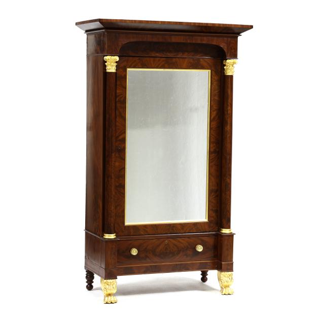 american-classical-parcel-gilt-mahogany-wardrobe