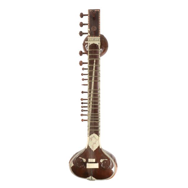 indian-carved-and-inlaid-rosewood-sitar