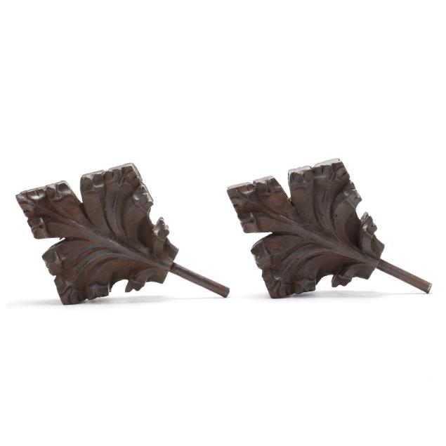 pair-of-large-continental-cast-iron-foliate-ornaments