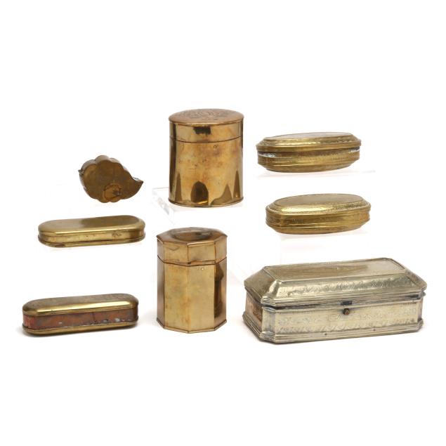 seven-antique-dutch-brass-tobacco-boxes